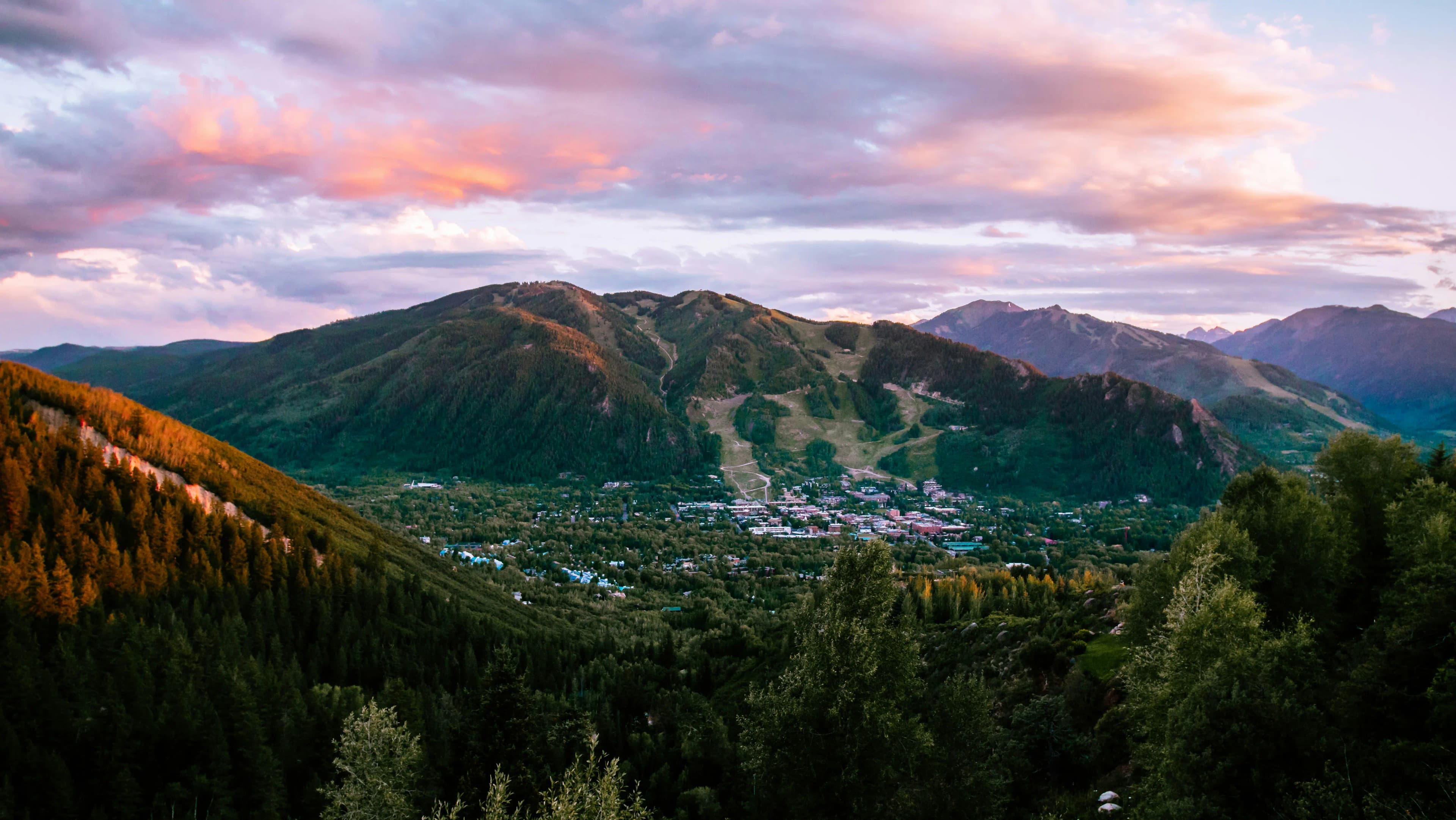 Aspen mountain scenery