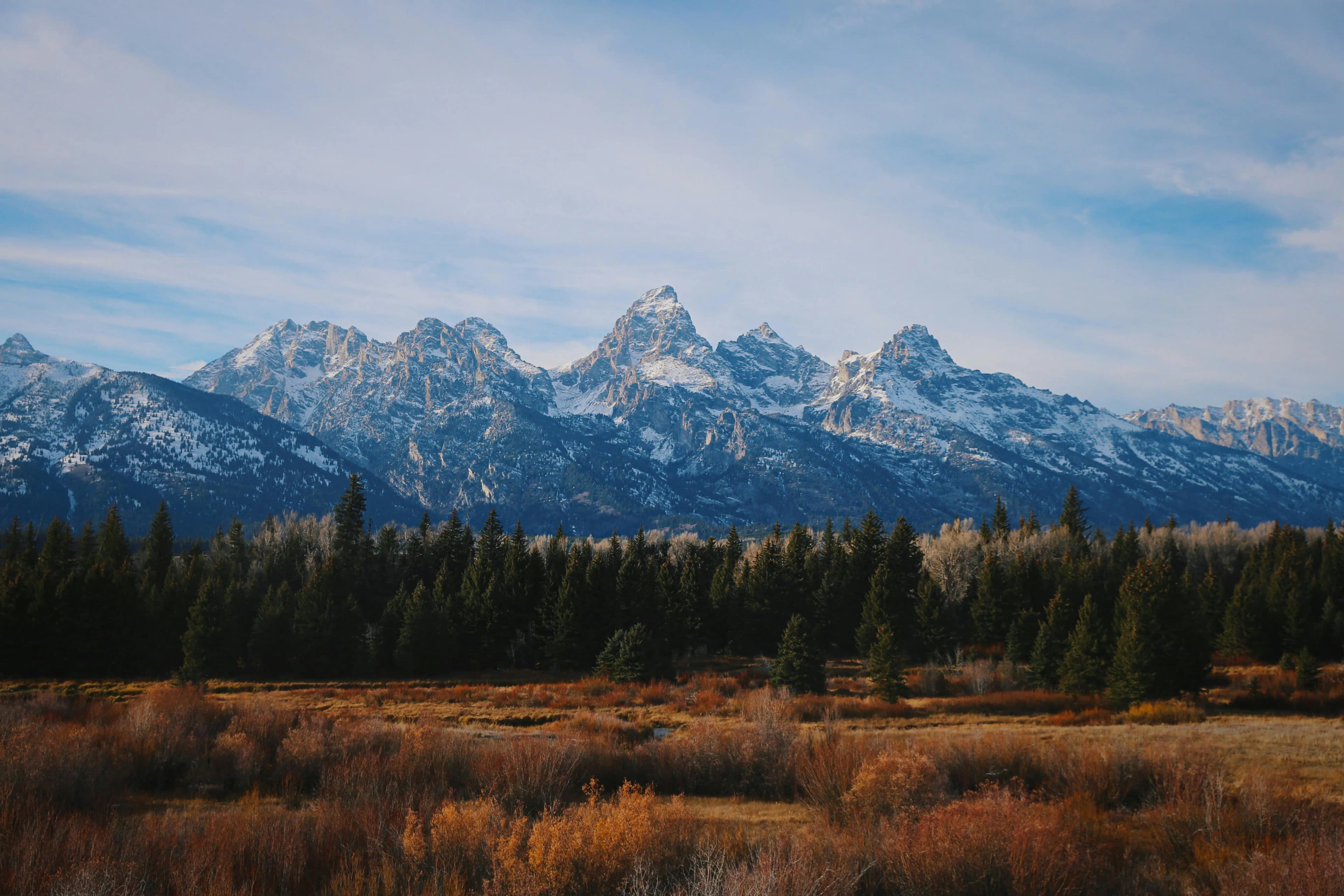 Jackson Hole mountain scenery