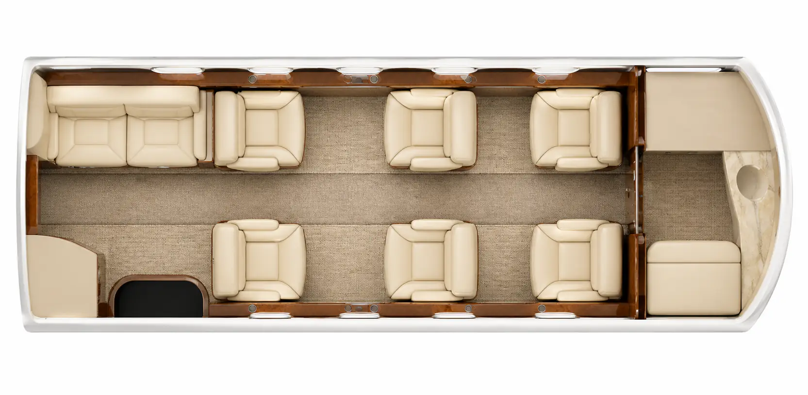 Citation VII cabin layout