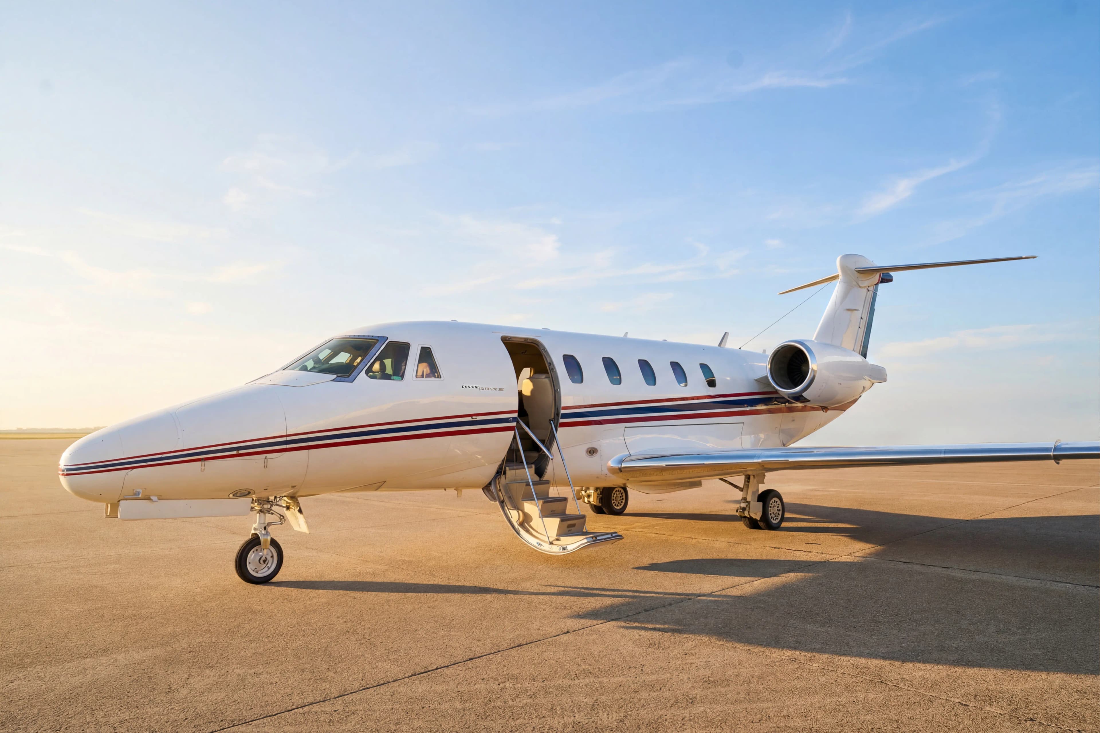 Citation 650 on tarmac