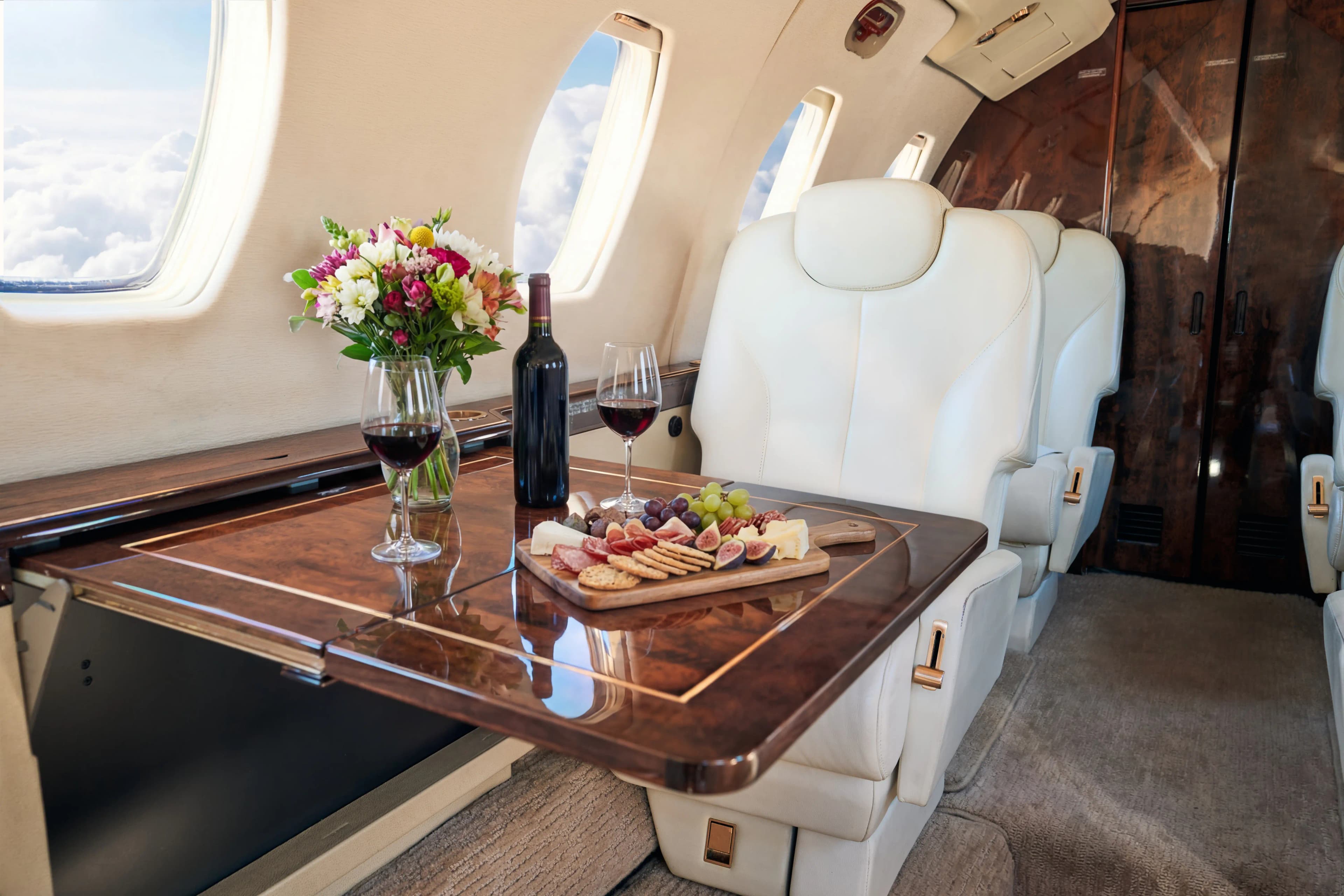 Citation 650 dining service