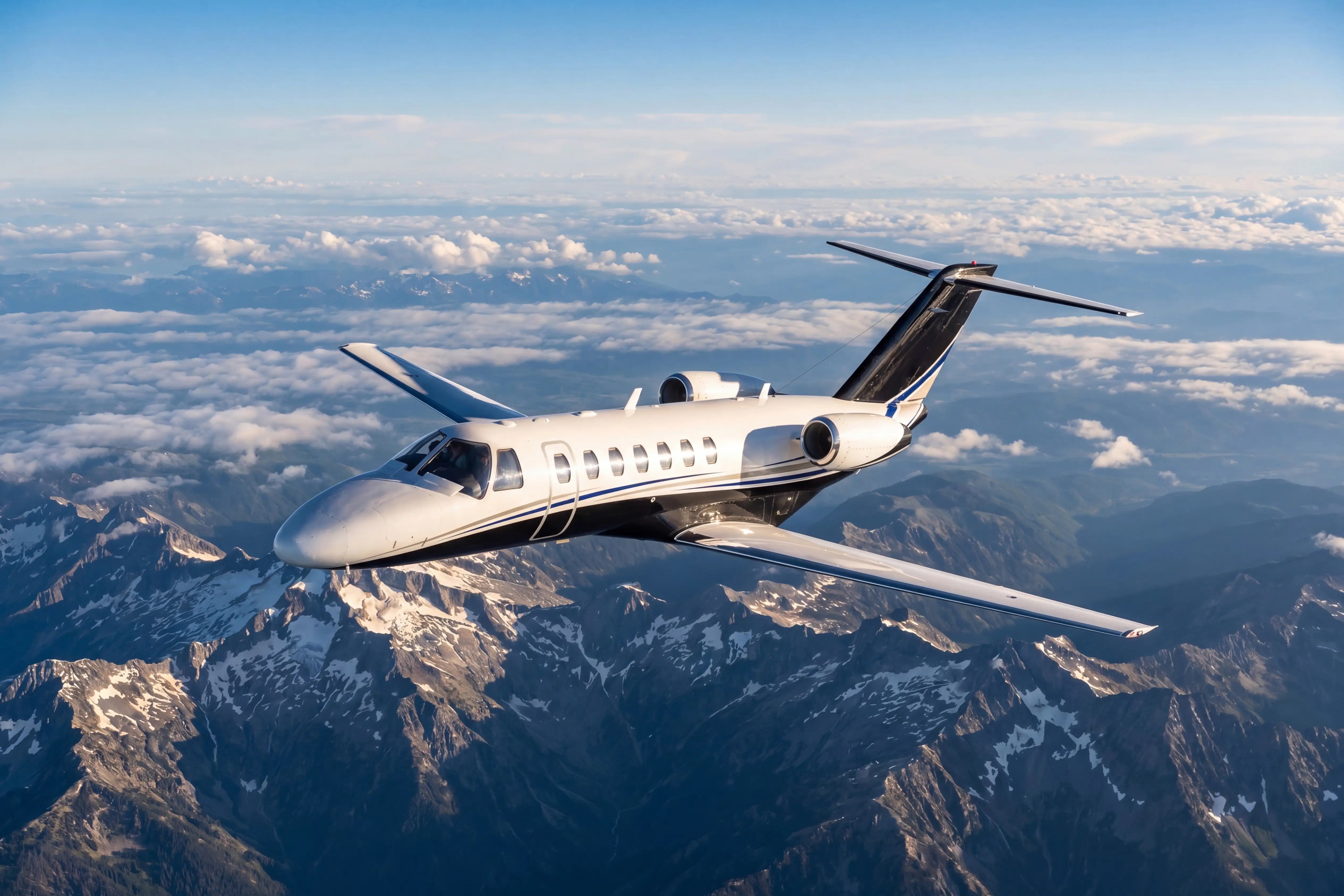Citation CJ3 in flight