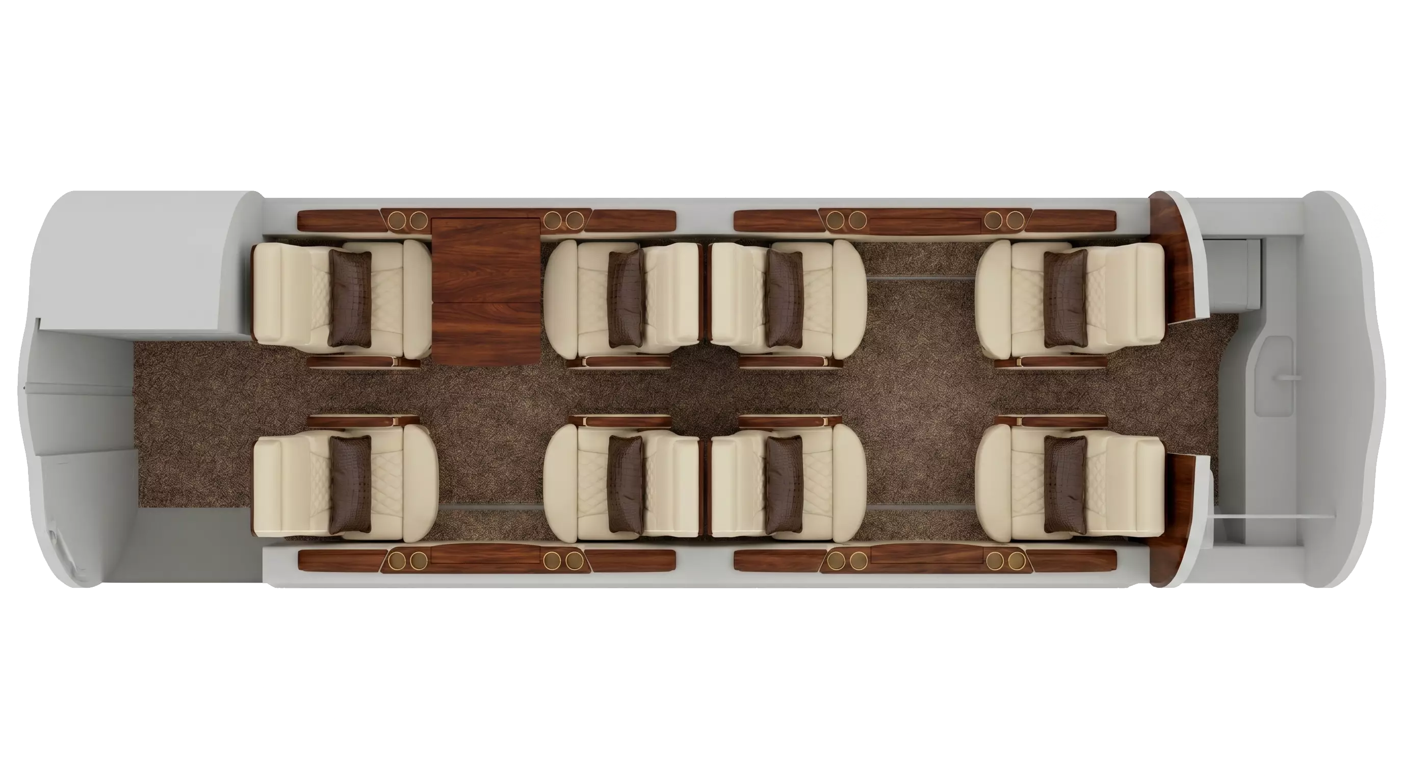 Citation X cabin layout