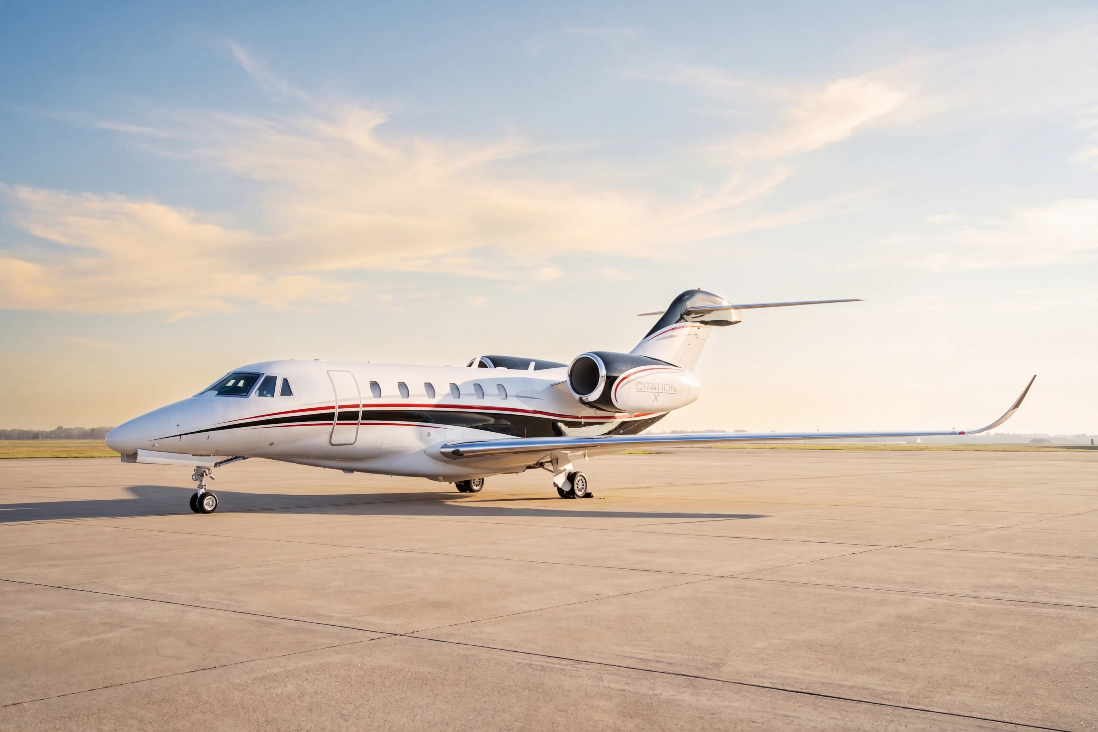 Citation X on the ramp