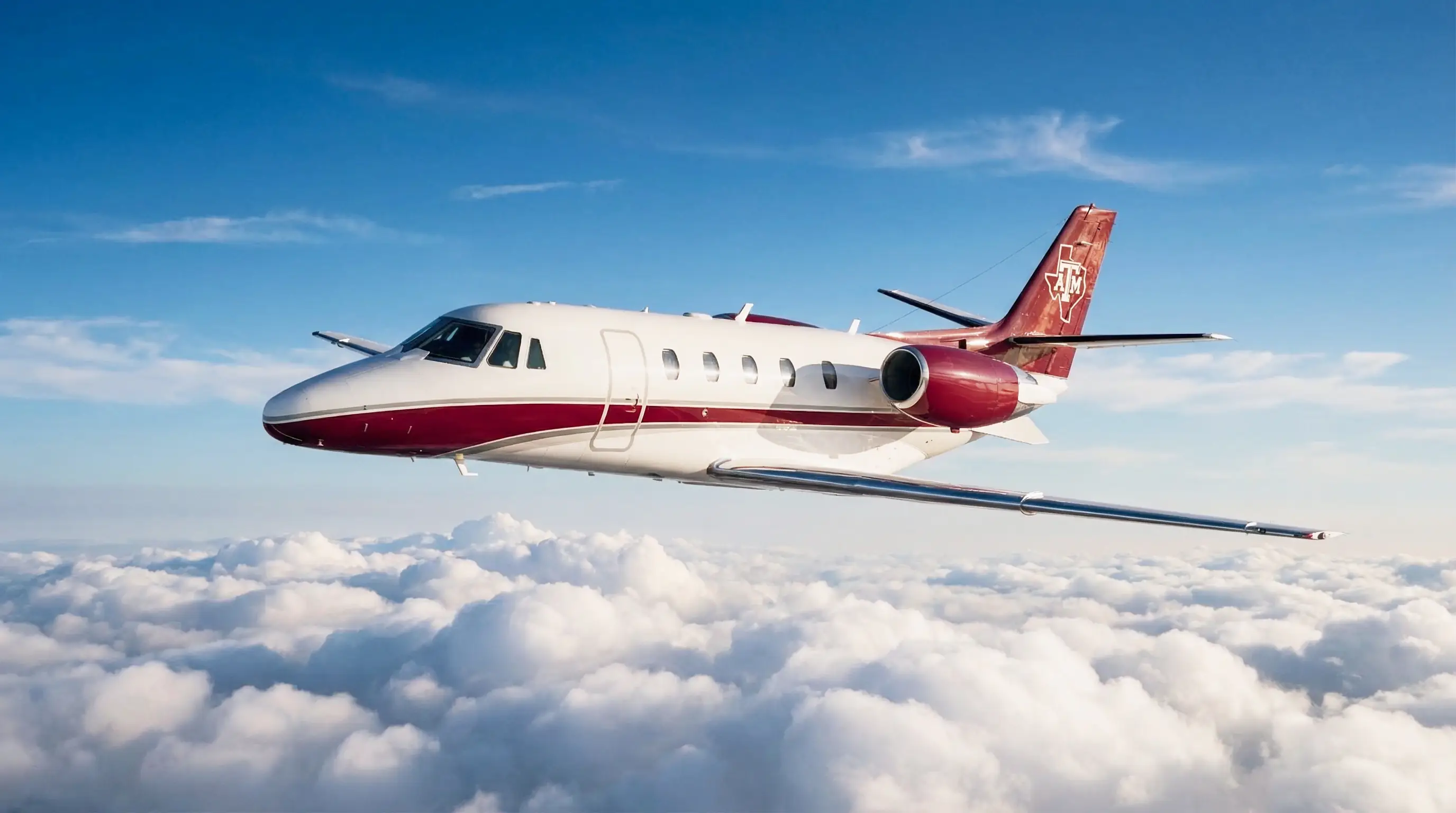 Citation XLS in flight