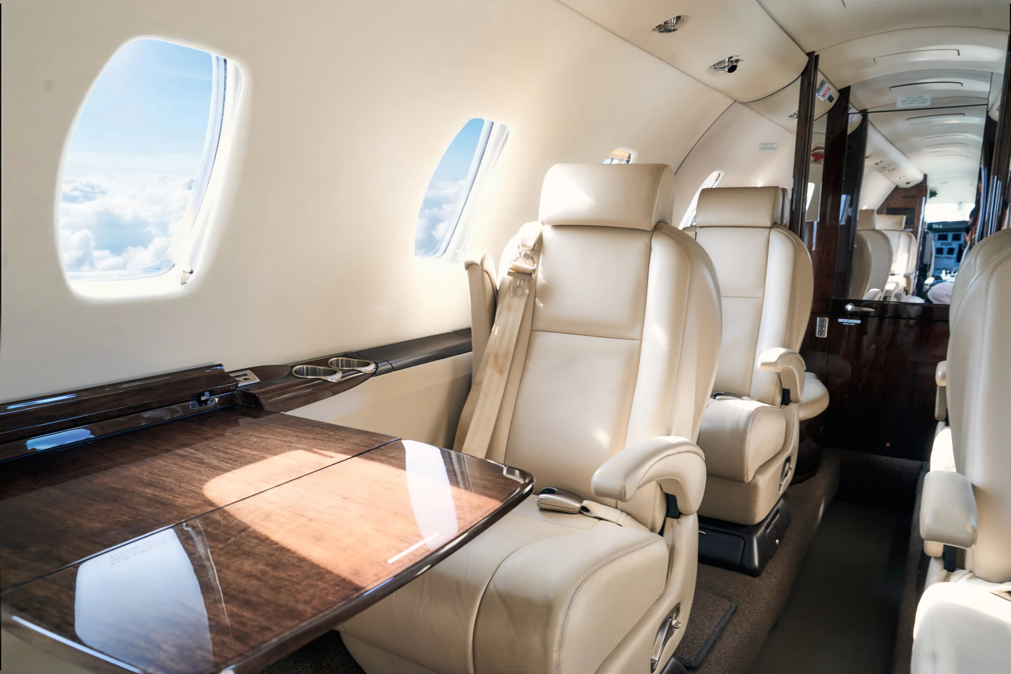 Citation XLS left seat