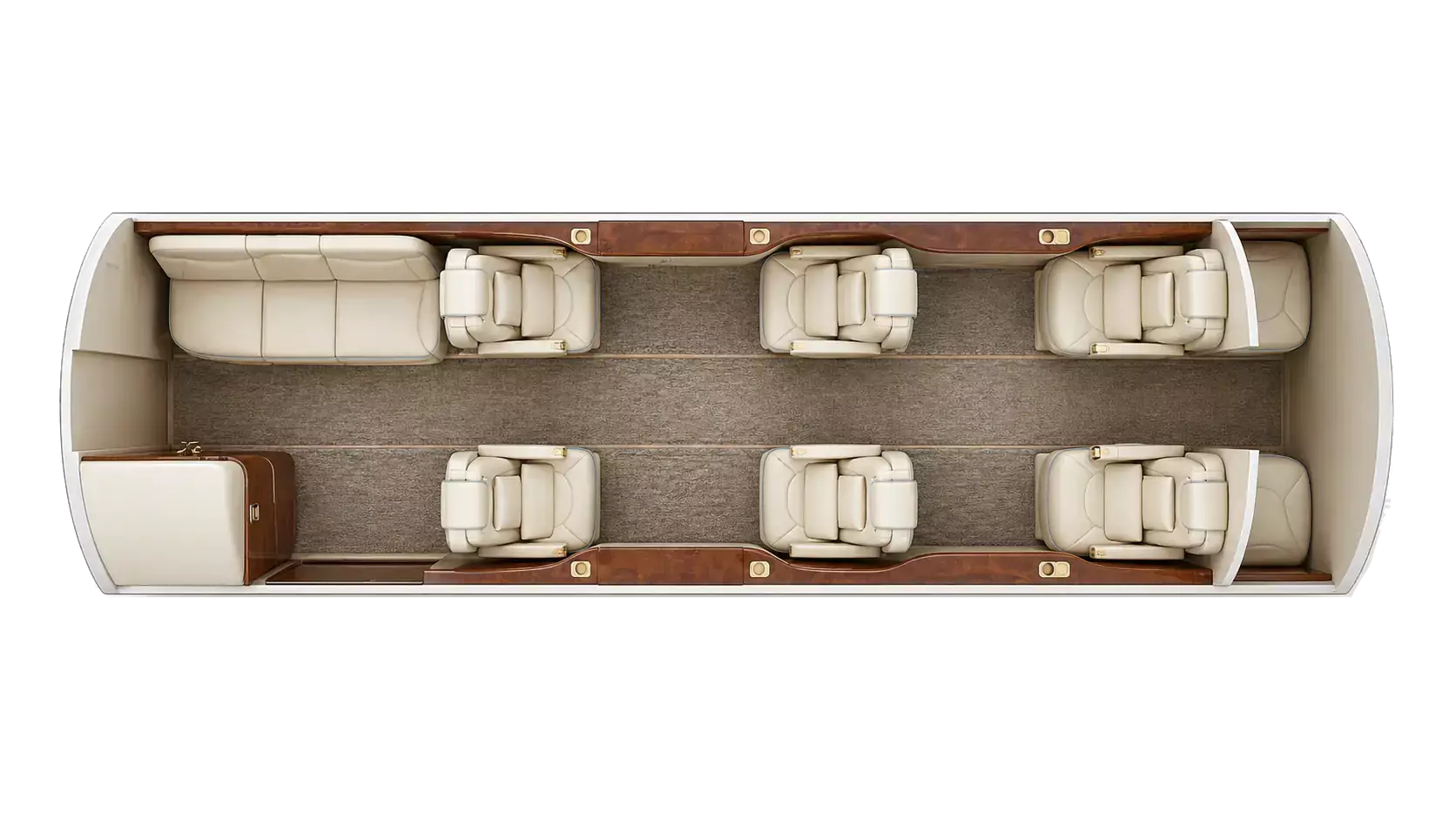 Citation XL cabin layout