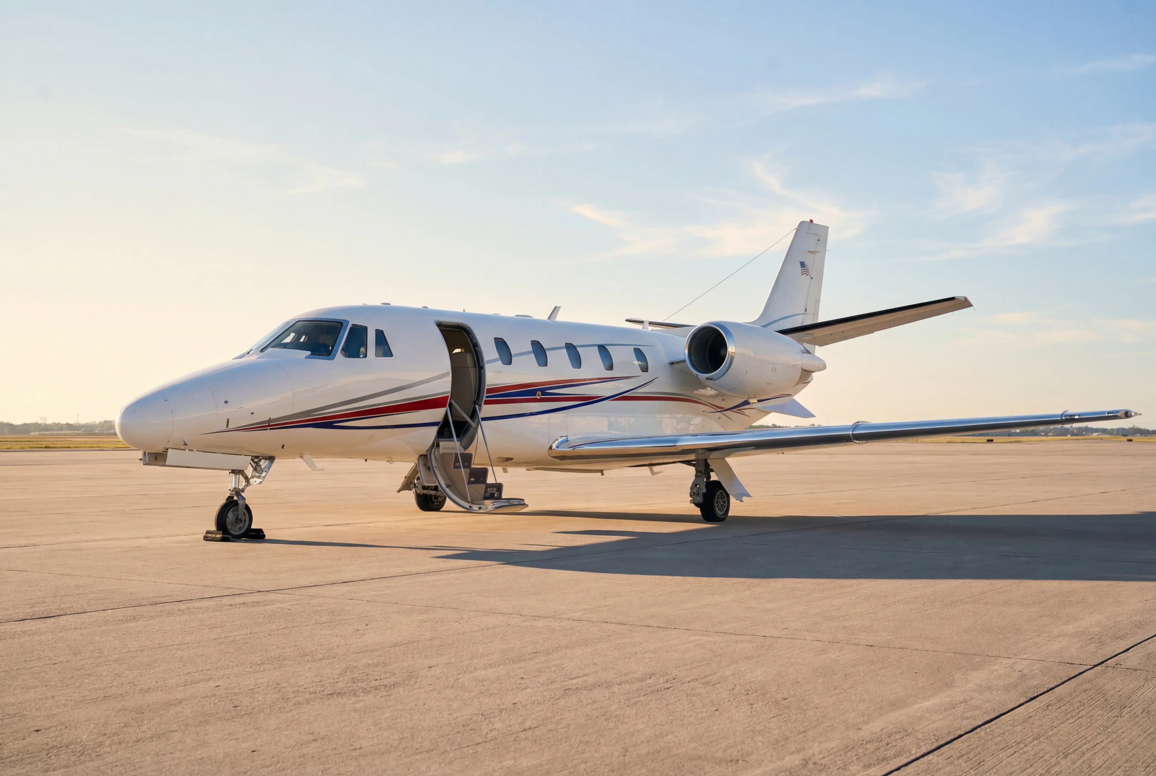 Citation XL on tarmac