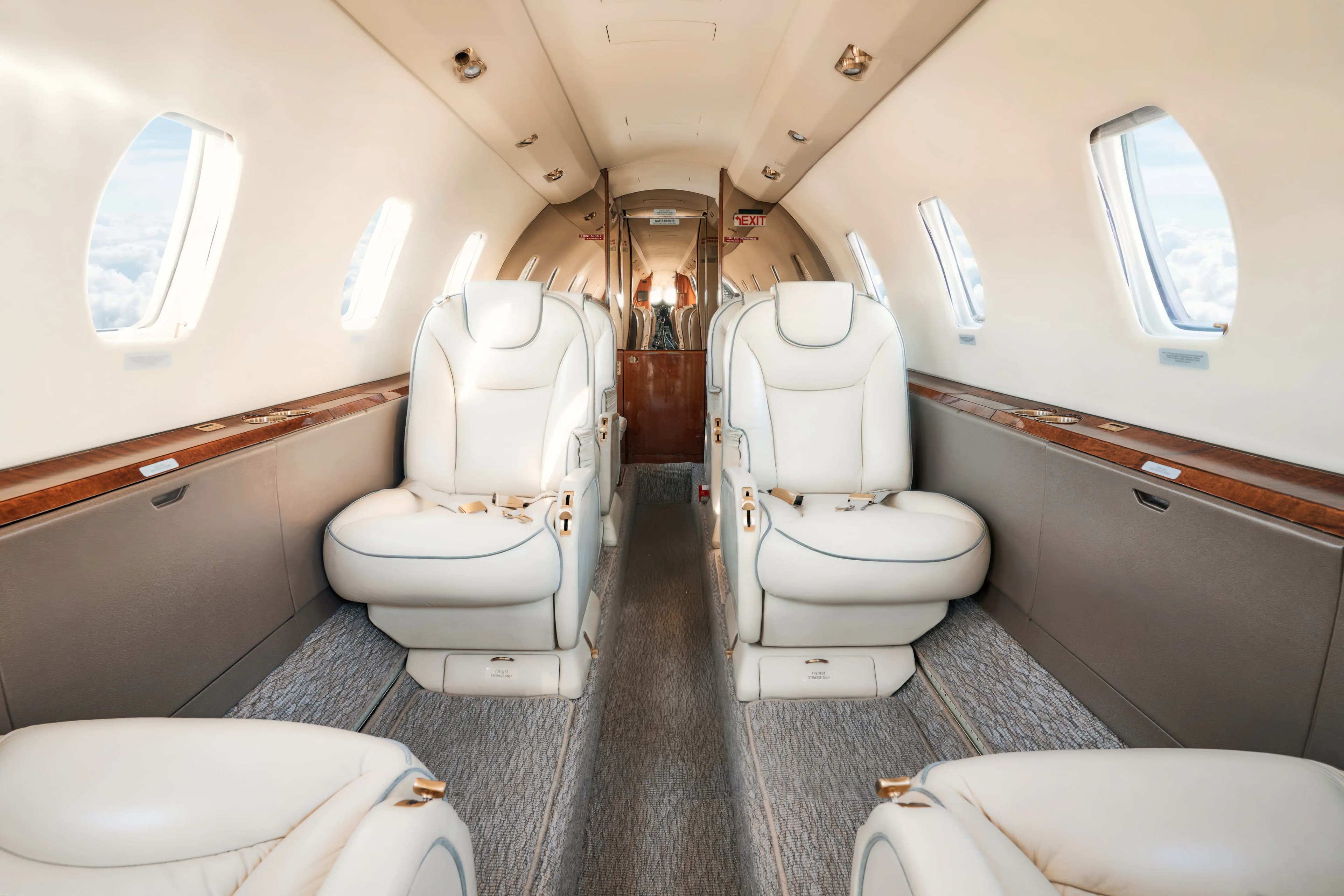 Citation XL interior cabin