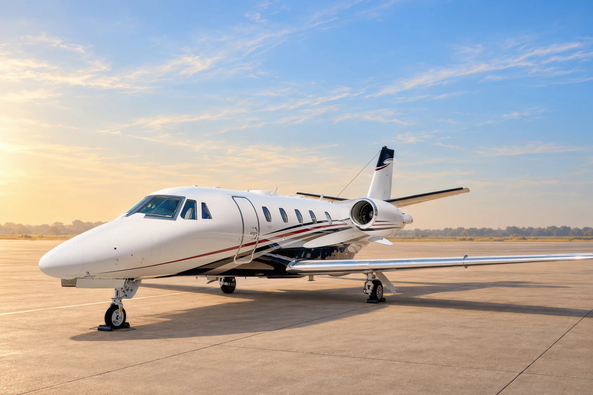 Citation XLS+ on the ramp