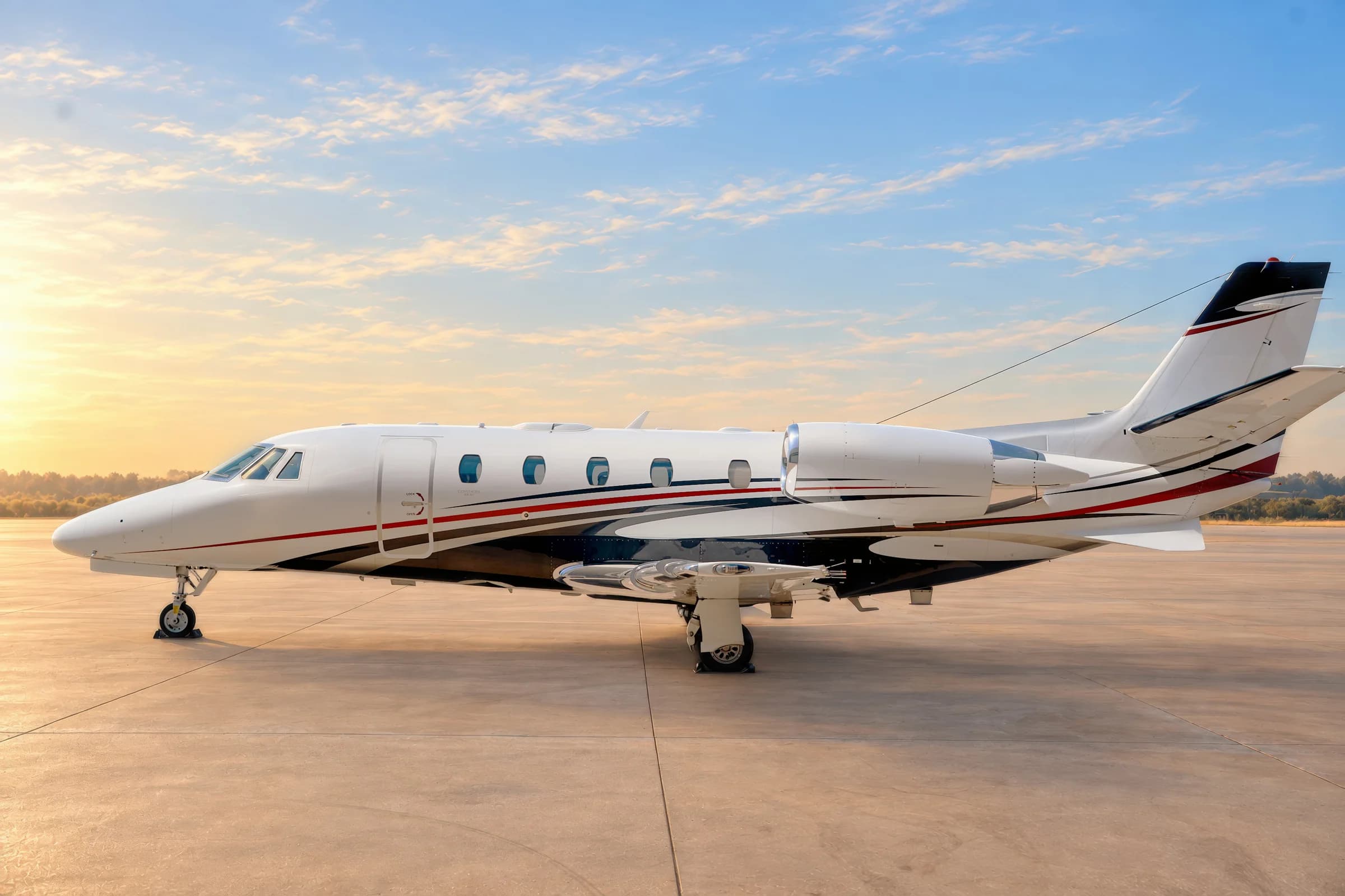 Citation XLS+ exterior side view